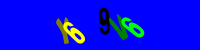 Blue Captcha Image