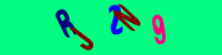Blue Captcha Image