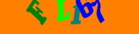 Blue Captcha Image