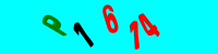 Blue Captcha Image