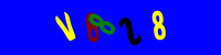 Blue Captcha Image