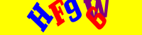 Blue Captcha Image