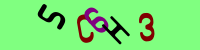 Blue Captcha Image
