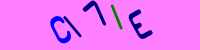 Blue Captcha Image