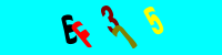 Blue Captcha Image