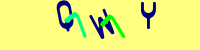 Blue Captcha Image