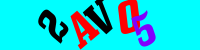 Blue Captcha Image
