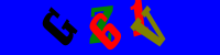 Blue Captcha Image