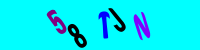 Blue Captcha Image