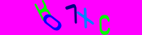 Blue Captcha Image