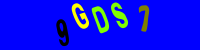 Blue Captcha Image