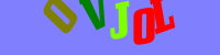 Blue Captcha Image