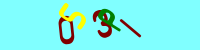 Blue Captcha Image