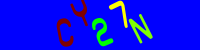 Blue Captcha Image