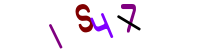 Blue Captcha Image