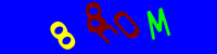 Blue Captcha Image