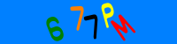 Blue Captcha Image