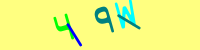 Blue Captcha Image