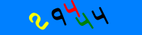 Blue Captcha Image
