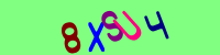 Blue Captcha Image