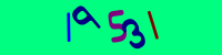 Blue Captcha Image