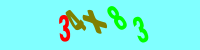 Blue Captcha Image