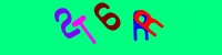 Blue Captcha Image