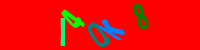 Blue Captcha Image