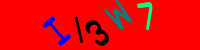 Blue Captcha Image