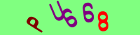 Blue Captcha Image