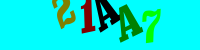 Blue Captcha Image