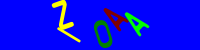 Blue Captcha Image
