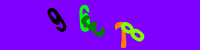 Blue Captcha Image