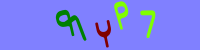 Blue Captcha Image