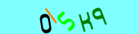 Blue Captcha Image