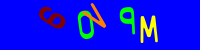 Blue Captcha Image
