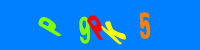 Blue Captcha Image