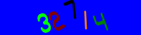 Blue Captcha Image