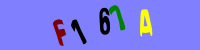 Blue Captcha Image