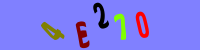 Blue Captcha Image