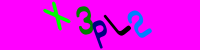Blue Captcha Image