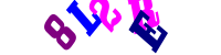 Blue Captcha Image