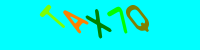 Blue Captcha Image