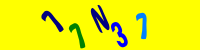 Blue Captcha Image