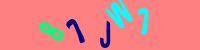 Blue Captcha Image