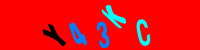 Blue Captcha Image