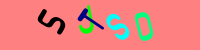 Blue Captcha Image