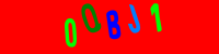 Blue Captcha Image