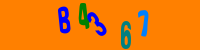 Blue Captcha Image