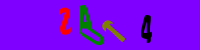 Blue Captcha Image